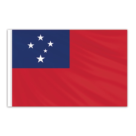 Western Samoa Indoor Nylon Flag 3'x5'